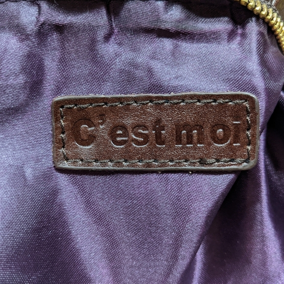 Cute mini leather purse/bag/clutch/wristlet C'est Moi - Picture 6 of 7